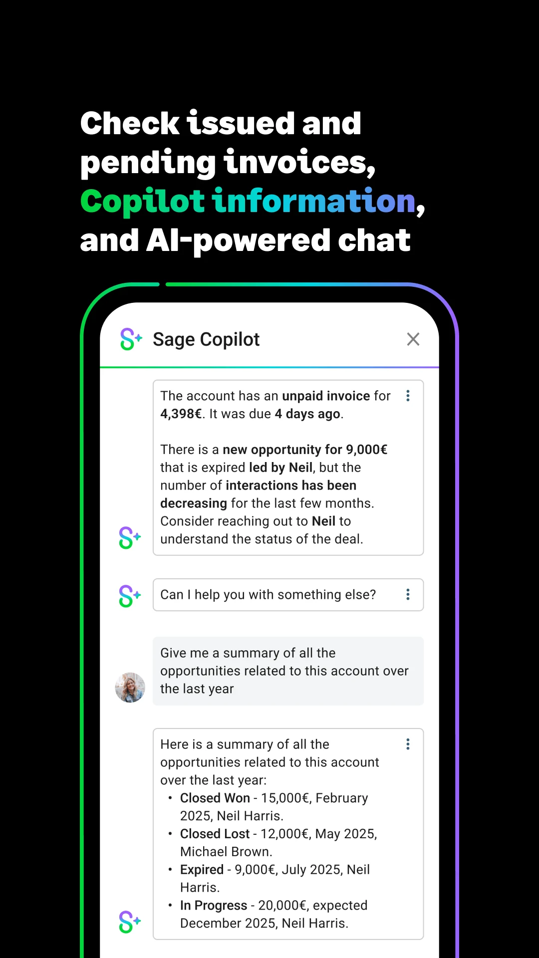 Sage 50 screenshot